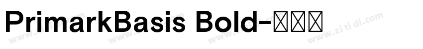 PrimarkBasis Bold字体转换